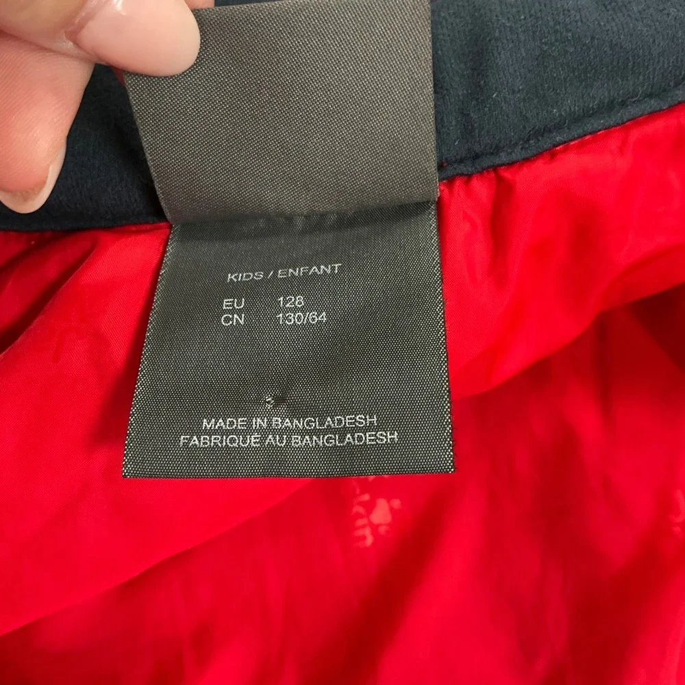 Jack Wolfskin Kids 3-in-1 Stormlock Jacket Blue Navy Colorblock Size EU 128